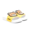 ( Nouvelle Collection ) Moschino Kids Claquettes à Patch Logo Enfant