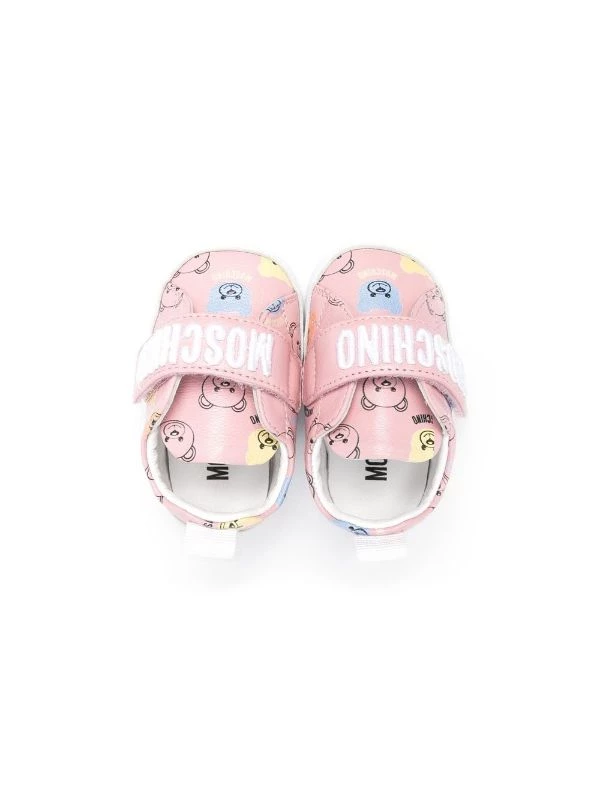 ( Nouvelle Collection ) Moschino Kids Chaussures De Pré-marche à Imprimé Teddy Bear Enfant 5 ( Nouvelle Collection ) Moschino Kids Chaussures De Pré-marche à Imprimé Teddy Bear Enfant – Image 3
