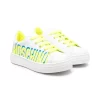 ( Nouvelle Collection ) Moschino Kids Baskets à Logo Imprimé BIANCO GUM BIANCO -Moschino Kids Soldes Boutique 18253556 39035578 600