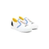 ( Nouvelle Collection ) Moschino Kids BIANCO GINEV 17 4032 ZUC X Minions Chaussures De Skate Enfant