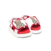 ( Nouvelle Collection ) Moschino Kids BIANCO/ROSSO Sandales à Bride Arrière Enfant -Moschino Kids Soldes Boutique 18256832 39027088 600