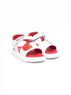 ( Nouvelle Collection ) Moschino Kids Sandales à Logo Imprimé Enfant