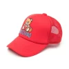 ( Nouvelle Collection ) Moschino Kids 50109 RED Casquette à Motif Teddy Bear Enfant