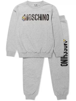 ( Nouvelle Collection ) Moschino Kids Survêtement Minions à Logo Imprimé Enfant
