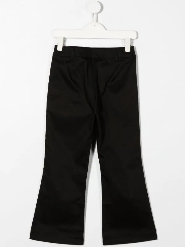 ( Nouvelle Collection ) Moschino Kids 60100 NERO Pantalon évasé à Boutons Cœur Enfant 4 ( Nouvelle Collection ) Moschino Kids 60100 NERO Pantalon évasé à Boutons Cœur Enfant – Image 2