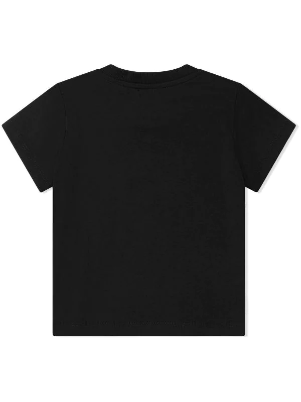 ( Nouvelle Collection ) Moschino Kids 60100 BLACK T-shirt à Logo Imprimé Enfant 3 ( Nouvelle Collection ) Moschino Kids 60100 BLACK T-shirt à Logo Imprimé Enfant – Image 2