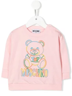 ( Nouvelle Collection ) Moschino Kids Sweat à Motif Teddy Bear Enfant