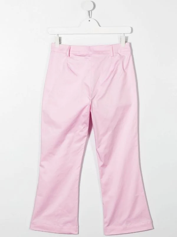 ( Nouvelle Collection ) Moschino Kids Pantalon à Boutons Cœurs 50602 PINK 4 ( Nouvelle Collection ) Moschino Kids Pantalon à Boutons Cœurs 50602 PINK – Image 2