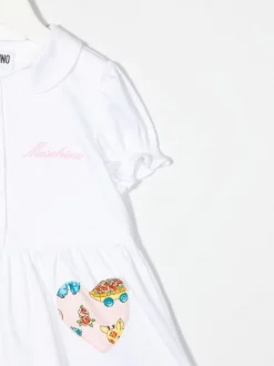 ( Nouvelle Collection ) Moschino Kids 10101 BIANCO OTTICO Robe à Logo Brodé Enfant 7 ( Nouvelle Collection ) Moschino Kids 10101 BIANCO OTTICO Robe à Logo Brodé Enfant -Moschino Kids Soldes Boutique 18333026 39272243 600