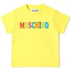 ( Nouvelle Collection ) Moschino Kids 50317 YALLOW T-shirt En Coton à Logo Imprimé Enfant 2 ( Nouvelle Collection ) Moschino Kids 50317 YALLOW T-shirt En Coton à Logo Imprimé Enfant -Moschino Kids Soldes Boutique 18352144 39387298 600
