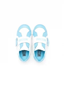 ( Nouvelle Collection ) Moschino Kids Baskets Bicolores En Cuir Enfant 7 ( Nouvelle Collection ) Moschino Kids Baskets Bicolores En Cuir Enfant -Moschino Kids Soldes Boutique 18353303 39187836 600