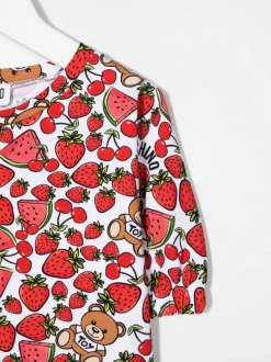 ( Nouvelle Collection ) Moschino Kids 83504 WHITE TOY T-shirt à Imprimé Fraisez Enfant 7 ( Nouvelle Collection ) Moschino Kids 83504 WHITE TOY T-shirt à Imprimé Fraisez Enfant -Moschino Kids Soldes Boutique 18383415 39305190 600