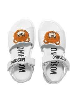 ( Nouvelle Collection ) Moschino Kids Sandales à Patch Teddy Enfant -Moschino Kids Soldes Boutique 18452588 39567429 600